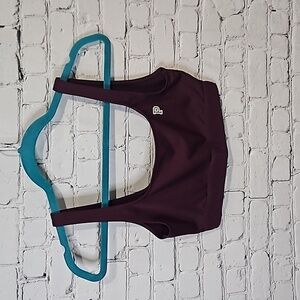 Pink VS lightly lined sports bra